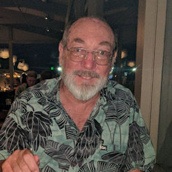 Rick Wagner at Fisherman's Warf in Monterey, California